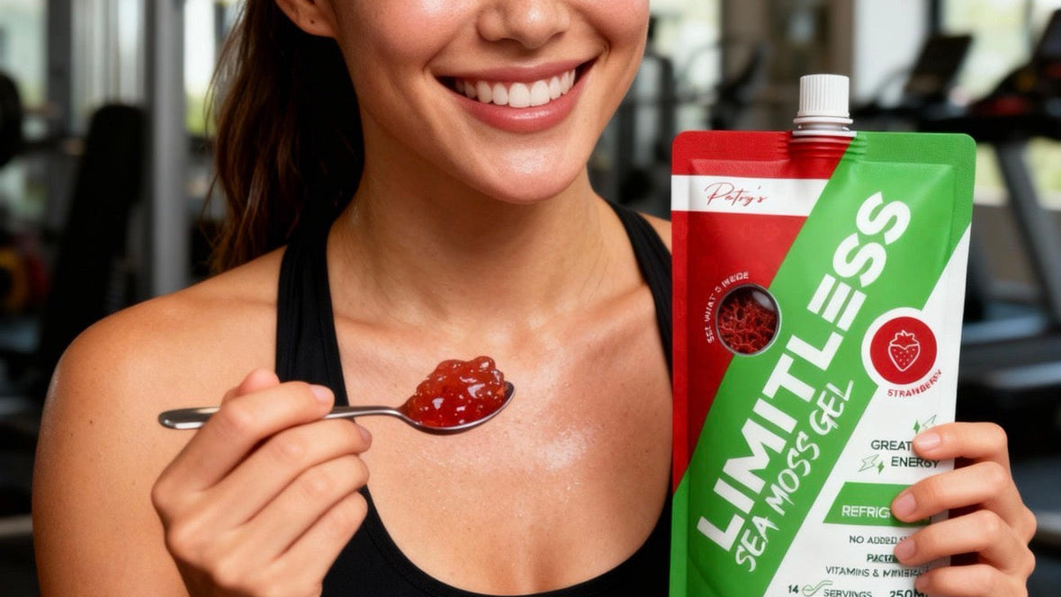 🍓 Limitless Strawberry Sea Moss Gel 250ml – The Glow Up