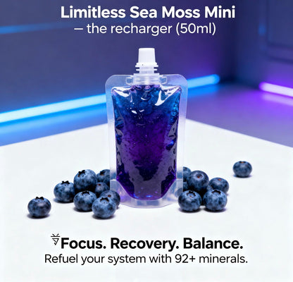 🧪 Limitless Sea Moss Mini – The Trial Shot (50ml)