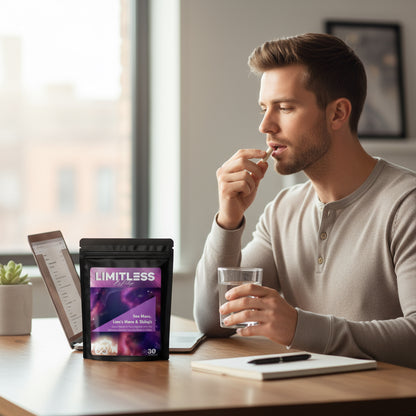 💊 Limitless By Patsys Capsules – Sea Moss, Lion’s Mane & Shilajit Blend