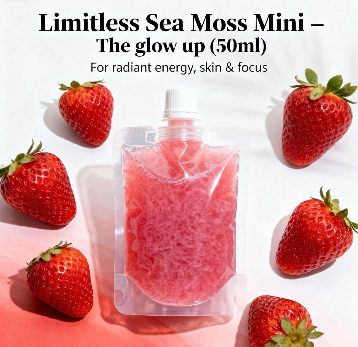 🧪 Limitless Sea Moss Mini – The Trial Shot (50ml)