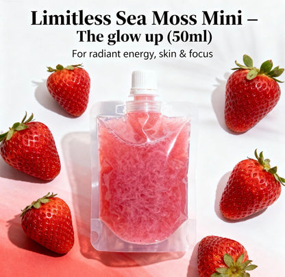 🧪 Limitless Sea Moss Mini – The Trial Shot (50ml)