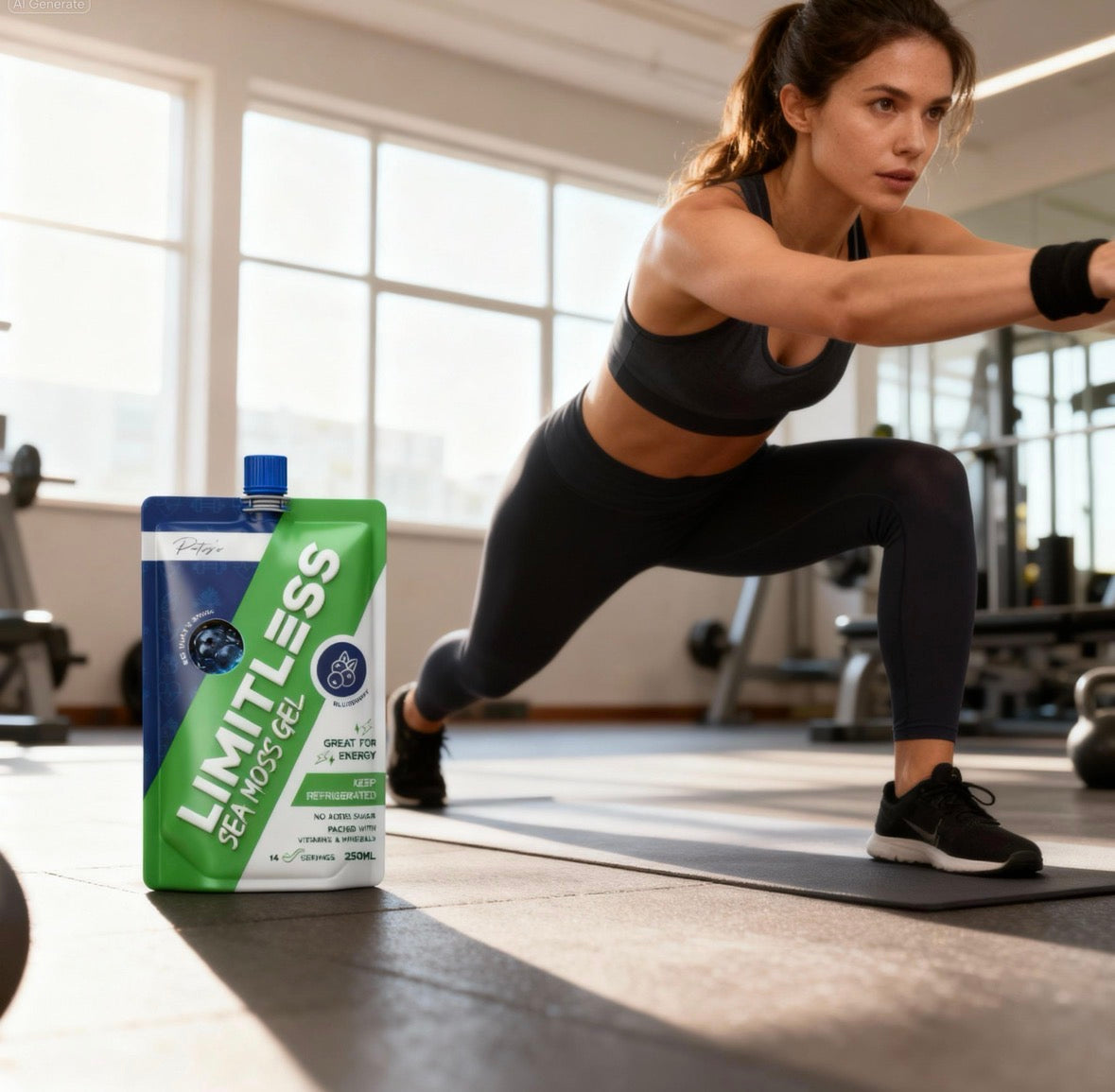 🫐 LIMITLESS BLUEBERRY SEA MOSS GEL 250ml – THE RECHARGER